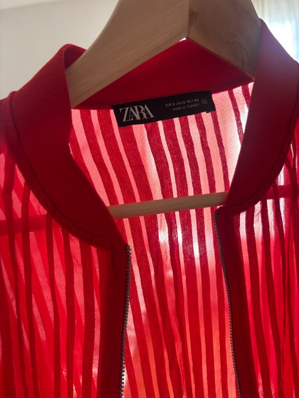 Sheer Striped Jacket - Picture 2 of 3